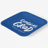 Kühne moderne Glückwunsch Abitur-Party Pappteller (Gewinkelt)