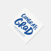 Kühne moderne Glückwunsch Abitur-Party Serviette (Ecke)