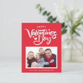 Kühne moderne kalligraphische Foto Valentinstag Ta (Stehend Vorderseite)