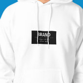 Kühne, moderne Marke oder Firmenname | Schwarz/Wei Hoodie
