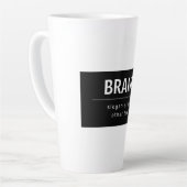 Kühne, moderne Marke oder Firmenname | Schwarz/Wei Milchtasse (Linke Ecke)