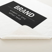 Kühne, moderne Marke oder Firmenname | Schwarz/Wei Sherpadecke (3/4)