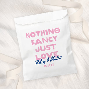 Kühne moderne Schrift Nichts Extravagant nur Liebe Geschenktütchen