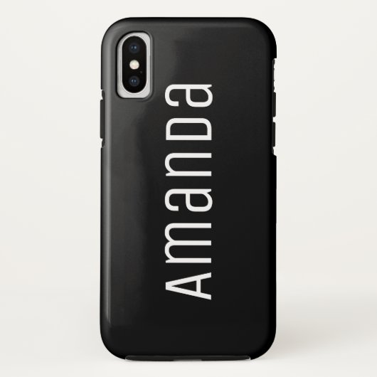 kühne moderne Schriftart Case-Mate iPhone Hülle (Rückseite)