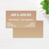 Kühne moderne Visitenkarte mit 2 Namen (Schreibtisch)