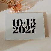 Kühne Moderne von White Wedding Gästebuch