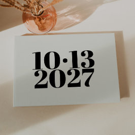 Kühne Moderne von White Wedding Gästebuch