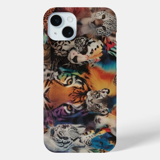 Kühne Multicolor-Wildlebedesign Case-Mate iPhone Hülle (Rückseite)