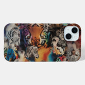 Kühne Multicolor-Wildlebedesign Case-Mate iPhone Hülle (Rückseite (Horizontal))