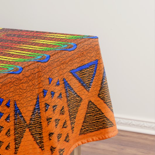 "Kühne Muster, zeitlose Geschichten." Tischdecke (Beispiel)