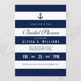 Kühne Nautic Thema Bridal Dusche Einladung