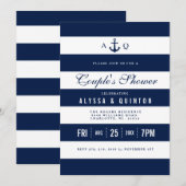 Kühne Nautic Theme Paare Dusche Einladung (Vorne/Hinten)