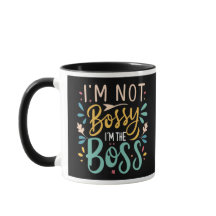Kühne Niedliche "I m Not Bossy" Geschenk-Tasse für