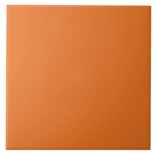 Kühne orange Keramik Tile. Fliese (Vorderseite)