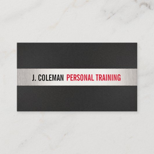 Kühne Personal Trainer Fitness Gym Visitenkarte (Vorderseite)