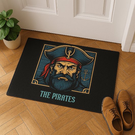 Kühne Pirate Captain Fußmatte
