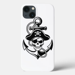 Kühne Piratenschädel und Anker - Schönes Design Case-Mate iPhone Hülle
