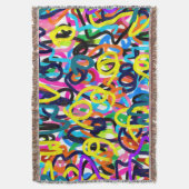 kühne Pop Art Decke (Vorderseite Vertikal)