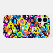 kühne Pop Art iPhone 16 Hülle (Rückseite (Horizontal))