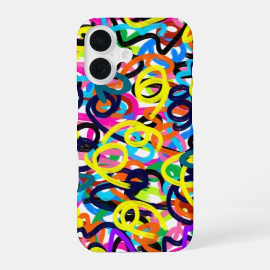 kühne Pop Art iPhone 16 Hülle (Rückseite)