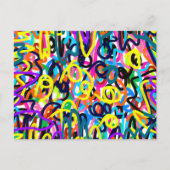 kühne Pop Art Postkarte (Vorderseite)