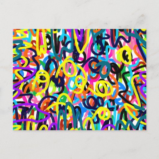 kühne Pop Art Postkarte (Vorderseite)