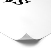 Kühne positive Gedanken, ich BIN Bejahungen Poster (Ecke)