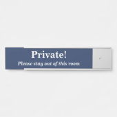 Kühne "Privat" Türzeichen Türschild (Vorderseite )