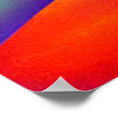 kühne Rainbow Hills Poster (Ecke)