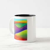 kühne Rainbow Hills Zweifarbige Tasse (Vorderseite Links)