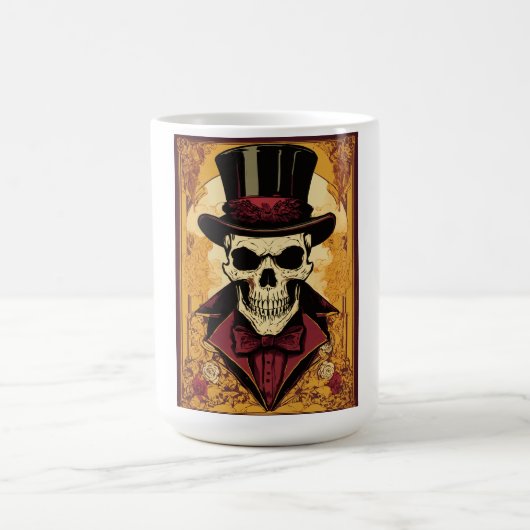 Kühne Rebellion: Skull & Crossbone-Tasse Kaffeetasse (Mittel)