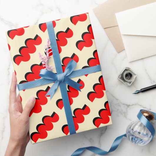 kühne Red Candy-Drehung Geschenkpapier (Schenken)