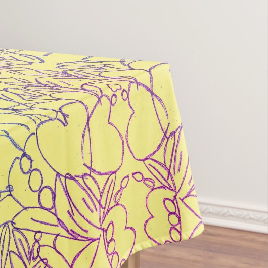 kühne, reiche Blüten  Tischdecke (Beispiel)