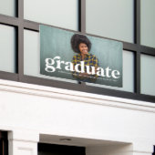 Kühne Retro-Abschluss ein Foto Abschluss Banner (Äußeres Gebäude)