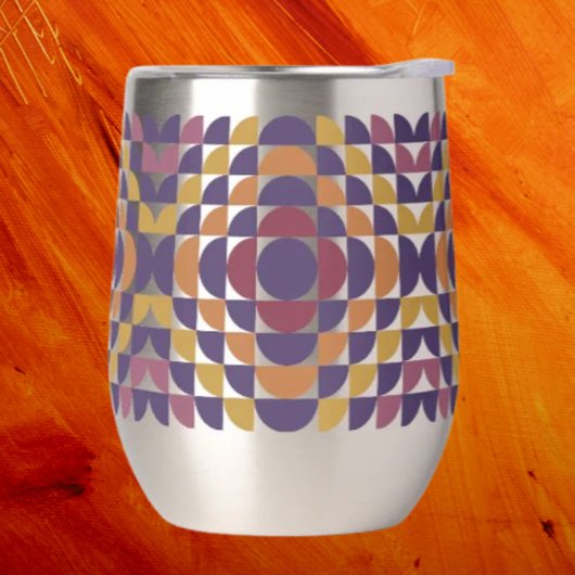 Kühne Retro Circles Stemless Wine Tumbler