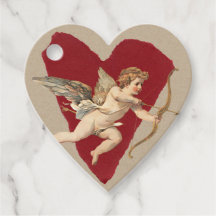 Kühne Romantik-Klassiker Red Heart Engel Bogen & P