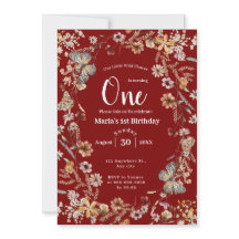 kühne rustikale Wildblume Floral Baby Geburtstag