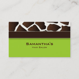 Kühne Salon Wellness-Center Business Card Trendy  Visitenkarte
