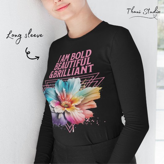 Kühne schöne brillante inspirierende Zitat der Fra T-Shirt