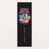 Kühne schöne brillante inspirierende Zitat der Fra Yogamatte (Vorderseite)