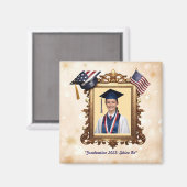 "Kühne Schritte nach vorn" Magnet (Vorderseite/Rückseite)