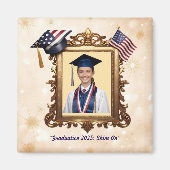 "Kühne Schritte nach vorn" Magnet (Vorne)