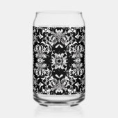 kühne, schwarze botanische Gestaltung: Die atember Dosenglas (Vorderseite)