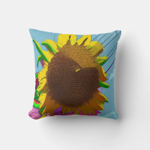 Kühne Sonnenblume Kissen