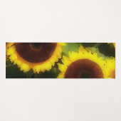 Kühne Sonnenblumen - modernes Bild Yogamatte (Vorderseite (Horizontal))