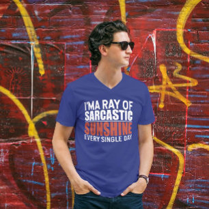 kühne Sonnenschein-T-Shirt: hell und sarkastisch T-Shirt