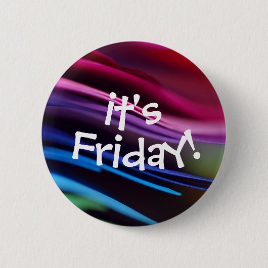 Kühne Splashi seinen Freitagszettel Button (Vorderseite)