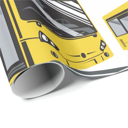 kühne Stadtbusse Geschenkpapier (Rolleneckpunkt)