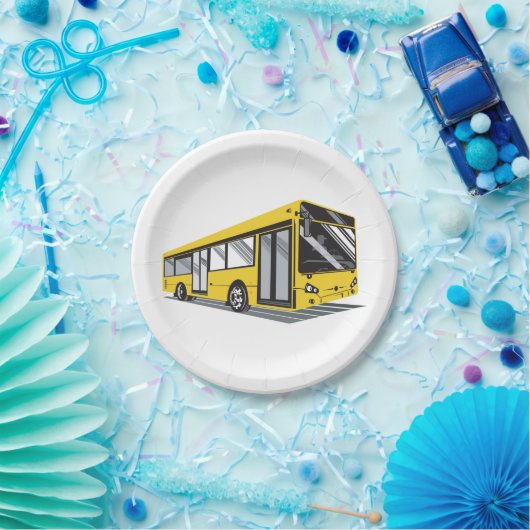 kühne Stadtbusse Pappteller (Party)