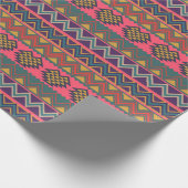Kühne Stamm Zigzag Wrapping Paper - Boho Vibes Geschenkpapier (Ecke)
